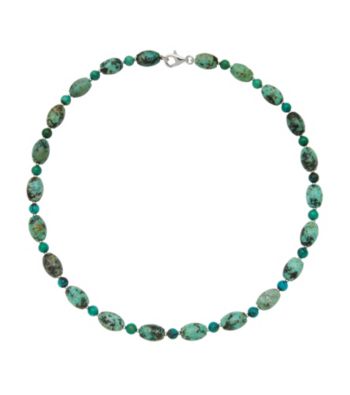 .925 Sterling Silver & Turquoise Necklace