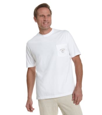 Tommy Bahama® Men's White Bali High Tide Tee Shirt
