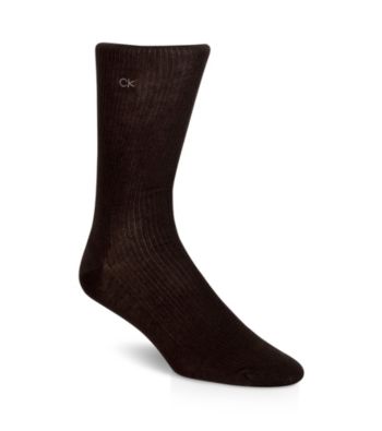 Calvin Klein Men's Dress Socks 3-Pack - Brown