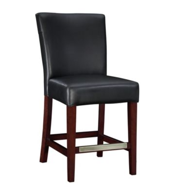 Powell® Bonded Leather Counter Stool - Black