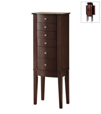 Powell® Jewelry Armoire - Merlot