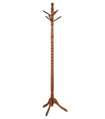 Powell® Twist Coat Rack - Nostalgic Oak