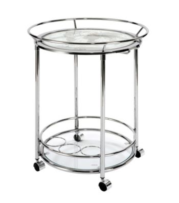 Powell® World Map Serving Trolley