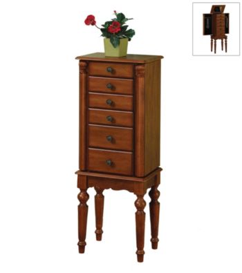 Powell® Jewelry Armoire - Deep Cherry
