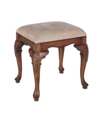 Powell® Jamestown Landing Bench - Deep Cherry/Beige