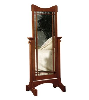 Powell® Cheval Mirror - Mission Oak