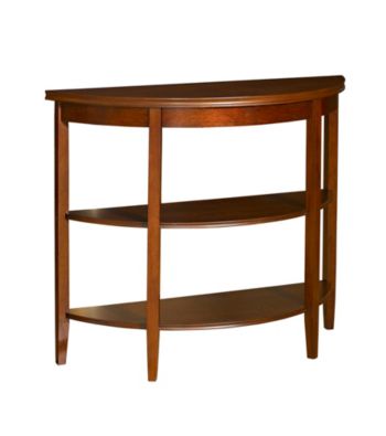 Powell® Demi-lune Console Table - Shelburne Cherry