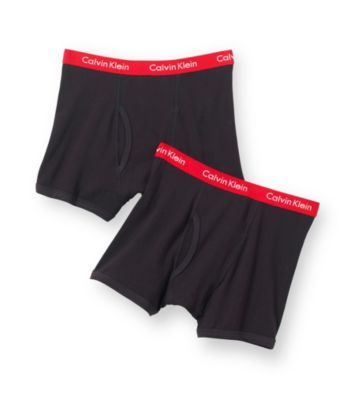 Calvin Klein Boys' 4-18 Black 2-pk. CK Pro Stretch Boxer Briefs