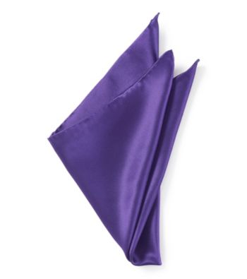 Kenneth Roberts Platinum® Men's Pocket Square - Purple