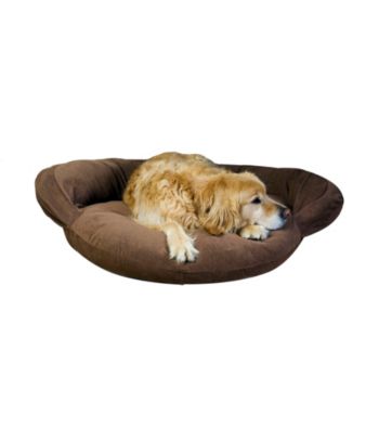 Carolina Pet Company Velvet Microfiber Bolster Pet Bed