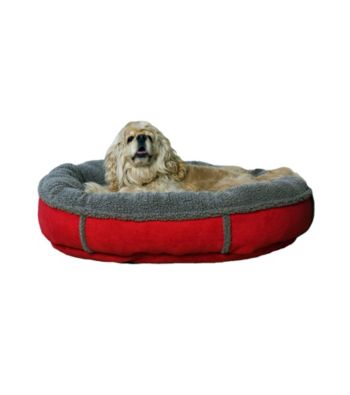 Carolina Pet Company Faux Suede Round Comfy Cup Pet Bed