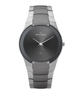 Skagen Denmark Men's Charcoal & Silver Watch