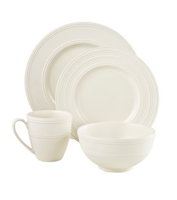 Kate Spade New York® Fair Harbor White Truffle 4-pc. Place Setting