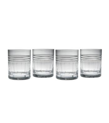 Reed & Barton® Tempo Set of 4 Double Old Fashion Glasses