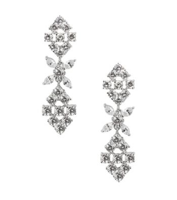 Nina® Ashlyn Genuine Crystal Drop Earrings