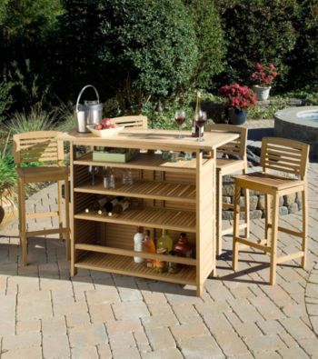 Home Styles® Bermuda Natural Outdoor Bar Dining Collection