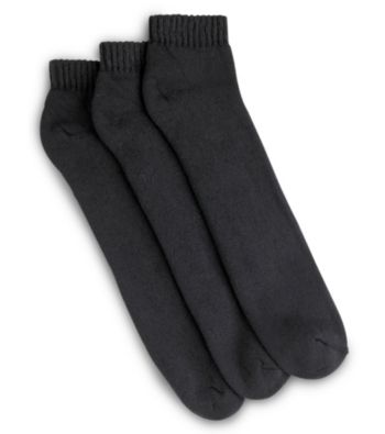 Harbor Bay® Men's Big & Tall 3-pk Continuous Comfort™ Low Cut Socks