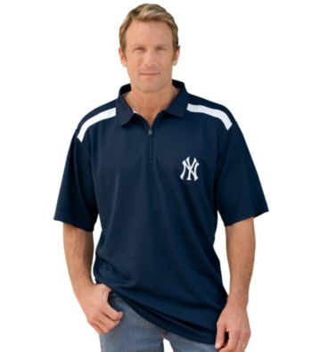 Men's Big & Tall MLB® Colorblock Zip Polo