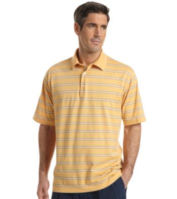 Cutter & Buck® Men's Big & Tall Paxton Stripe Jersey Polo