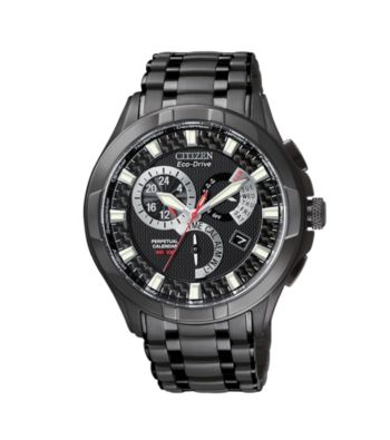 Citizen® Men's Eco-Drive Calibre 8700 Black Ion-Plated Watch