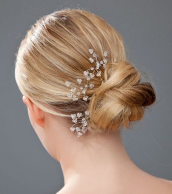 Nina Bridal Alice 3-pc. Swarovski® Crystal Hair Pin Set - Antique Silver