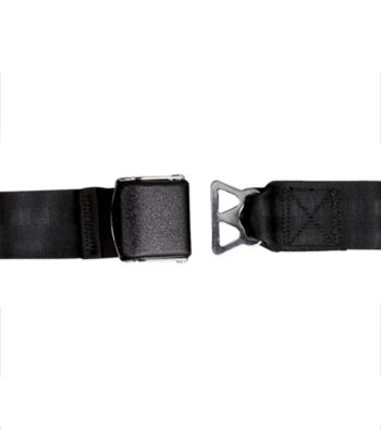 LivingXL Airplane Seat Belt Extender Model B - Black Men's