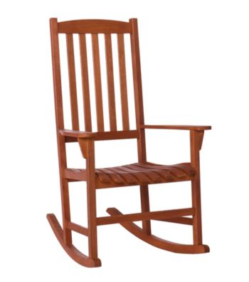 Holly & Martin™ Jameson Natural Finish Eucalyptus Porch Rocker