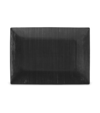 Mikasa® Stone Ridge Rectangular Platter - Graphite
