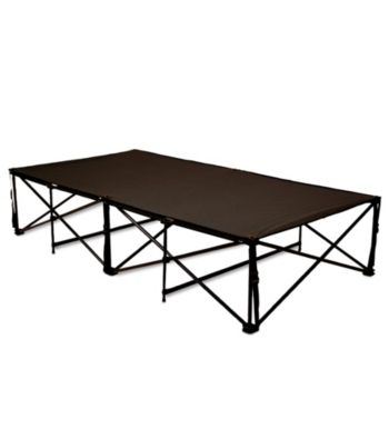 LivingXL Black Heavy-Duty Camp Cot
