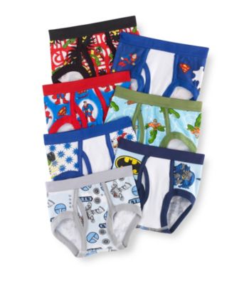 DC Comics Boys' 2T-4T Assorted 7-pk. Super Friends Briefs