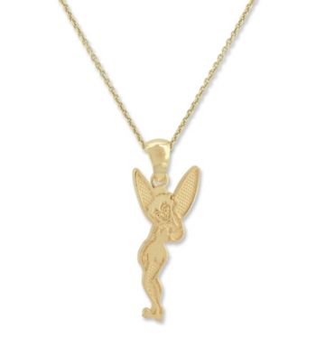 Tinker Bell® Gold-Over-Sterling Silver Pendant
