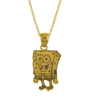 SpongeBob SquarePants Gold-Over-Sterling Silver Pendant