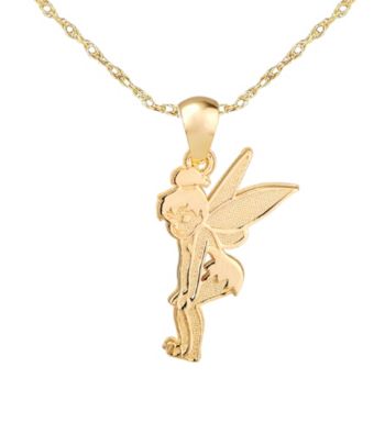 Tinker Bell® Gold-Over-Sterling Silver Pendant