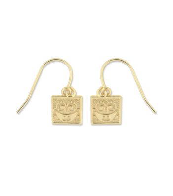 SpongeBob® Gold-Over-Sterling Silver Dangle Earrings