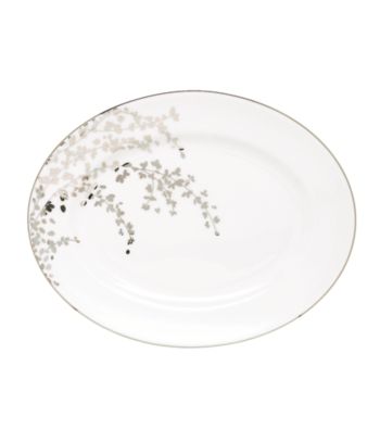 Kate Spade New York® Gardner Street Platinum Oval Platter