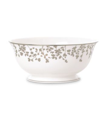 Kate Spade New York® Gardner Street Platinum Serving Bowl
