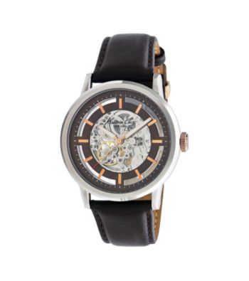 Kenneth Cole New York® Men's Round Case Strap Watch - Brown