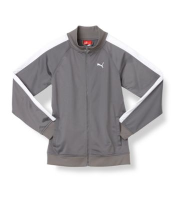 PUMA® Boys' 8-20 Warmup Jacket - Grey