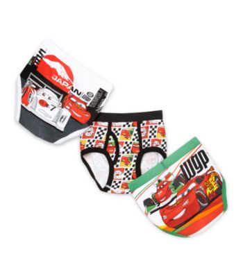 Cars 2 Boys' 2T-4T White/Red 3-pk. Toddler Briefs
