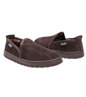 MUK LUKS® Men's Double Gore Berber Suede Slipper