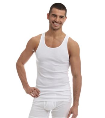 John Bartlett Statements Men's 3-Pack Tank Tops - White