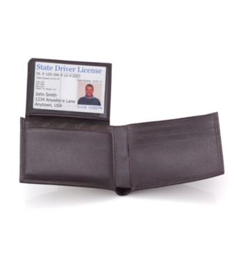 Calvin Klein Men's Leather Passcase - Brown