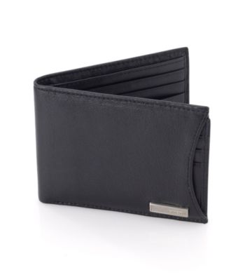 Calvin Klein Men's Black Leather Passcase