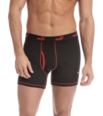 PUMA® Men's 3-Pack Boxer Briefs - Black