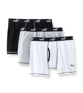 PUMA® Men's 3-Pack Boxer Briefs - Assorted