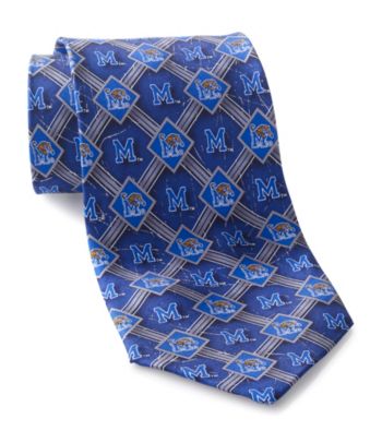 NCAA® University of Memphis Men's Necktie - Pattern