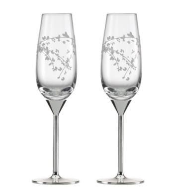 Kate Spade New York® Gardner Street Pair of Champagne Flutes