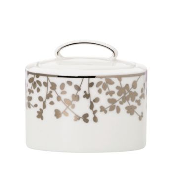 Kate Spade New York® Gardner Street Platinum Covered Sugar Bowl