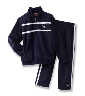 PUMA® Boys' 2T-7X Tricot Track Set - Navy