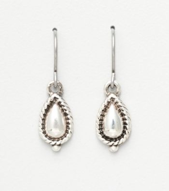 Napier® Antique Teardrop Earrings - Silvertone